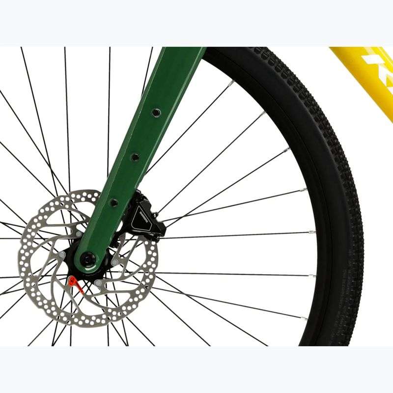 Gravel dviratis KROSS Esker FL green/yellow/gloss 7
