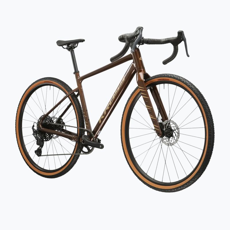 Gravel dviratis KROSS Esker 2.0 brown/beige/gloss 2