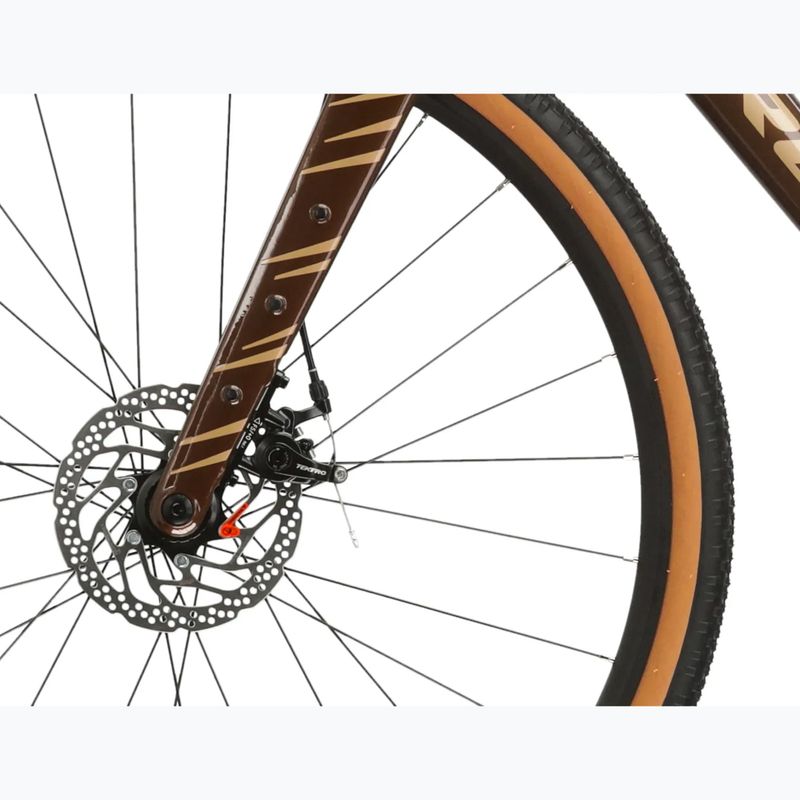 Gravel dviratis KROSS Esker 2.0 brown/beige/gloss 8