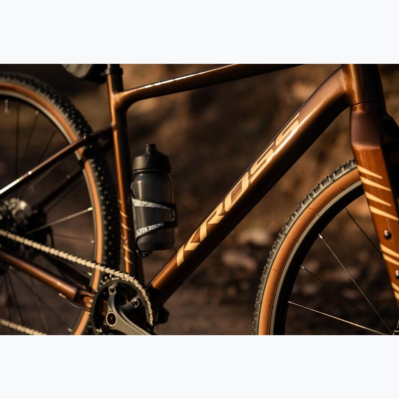 Gravel dviratis KROSS Esker 2.0 brown/beige/gloss 17
