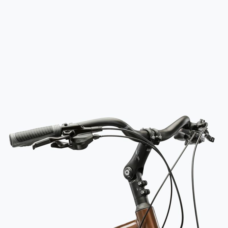 Vyriškas žygio dviratis KROSS Trans 5.0 brown/silver/gloss 4