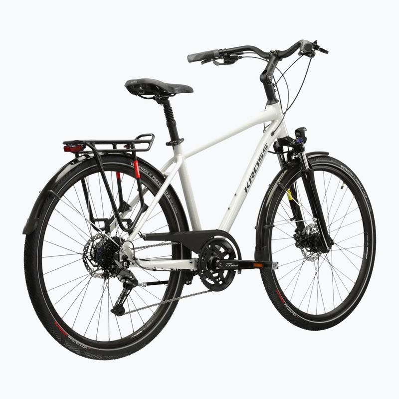 Vyriškas žygio dviratis KROSS Trans 5.0 grey/navy/gloss 3