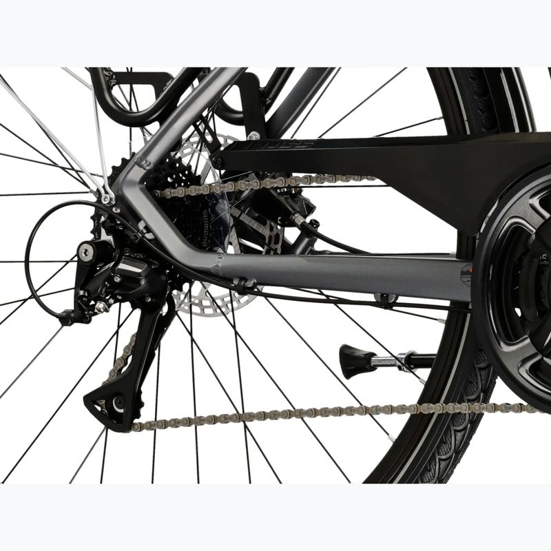 Vyriškas žygio dviratis KROSS Trans 4.0 grey/black/matte 8