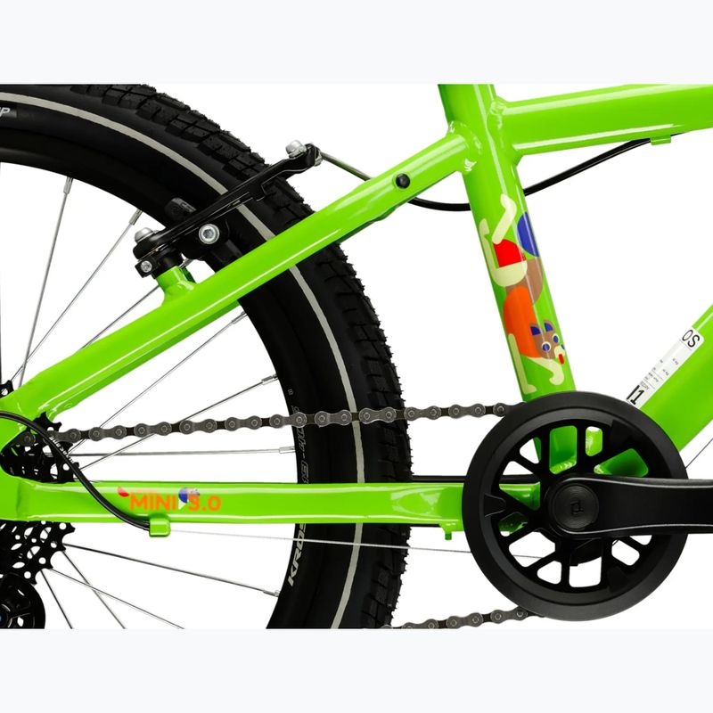 Vaikiškas dviratis KROSS Level Mini 3.0 green/orange/gloss 10