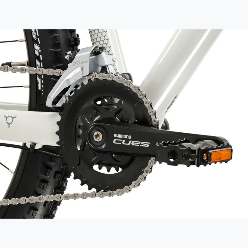 Kalnų dviratis KROSS Hexagon 5.0 27.5" 2025 grey/grey/gloss 9