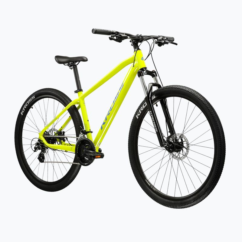 Kalnų dviratis KROSS Hexagon 2.0 29" 2025 lime/blue/gloss 2