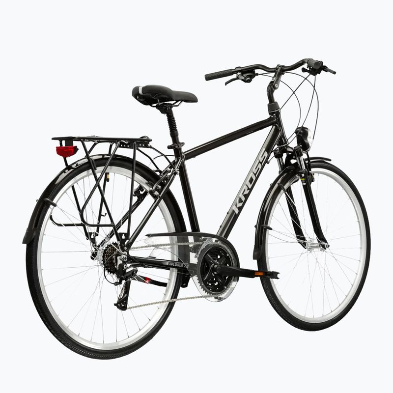 Žygio dviratis KROSS Explorer 2.0 black/silver/gloss 3