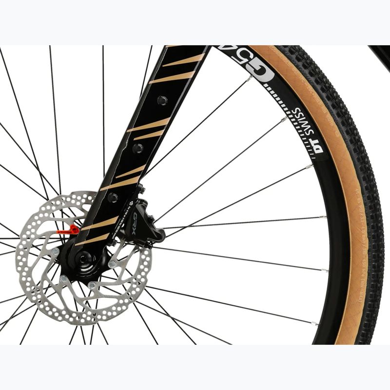 Gravel dviratis KROSS Esker 6.0 black/gold/gloss 8