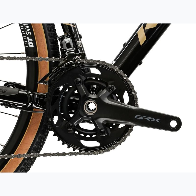 Gravel dviratis KROSS Esker 6.0 black/gold/gloss 11