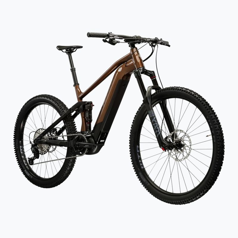 Vyriškas elektrinis dviratis KROSS Grist Boost 3.0 el. 630 Wh brown/black/gloss 2