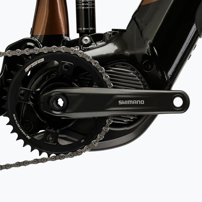 Vyriškas elektrinis dviratis KROSS Grist Boost 3.0 el. 630 Wh brown/black/gloss 10