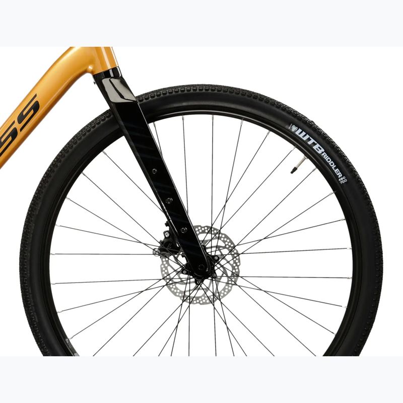 Gravel dviratis KROSS Esker 5.0 gold/graphite 7