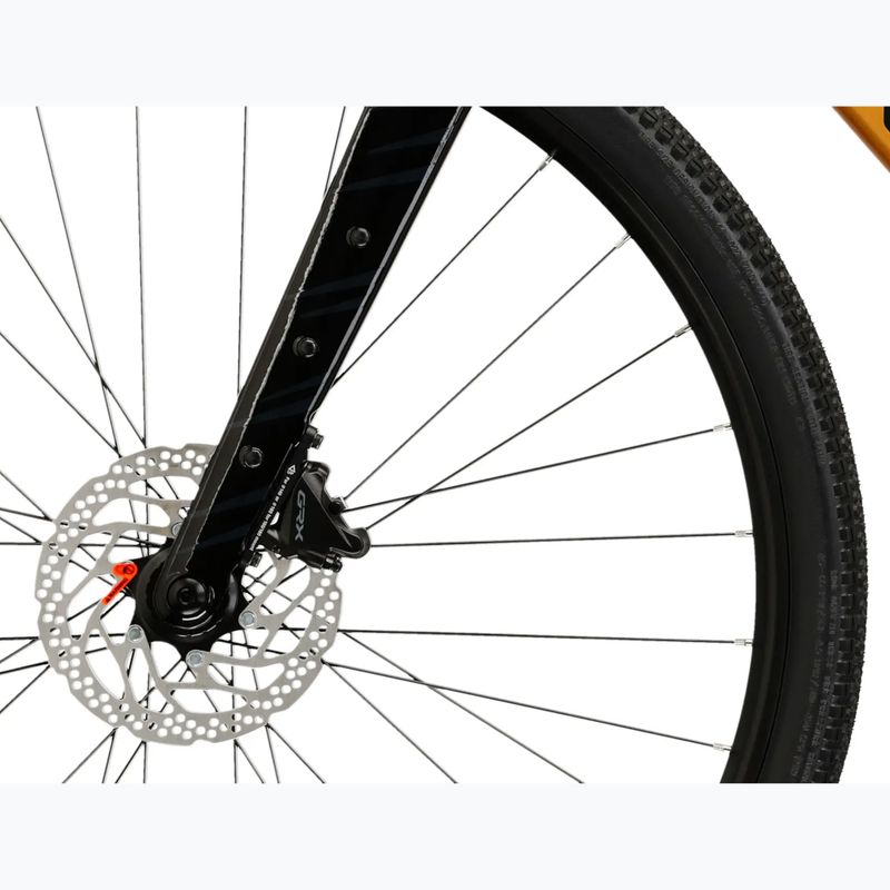 Gravel dviratis KROSS Esker 5.0 gold/graphite 8