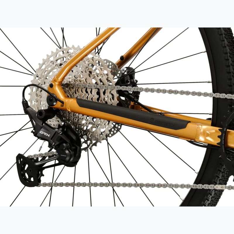 Gravel dviratis KROSS Esker 5.0 gold/graphite 9