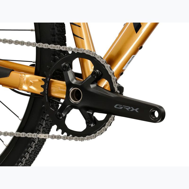 Gravel dviratis KROSS Esker 5.0 gold/graphite 10