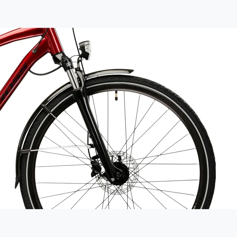 Vyriškas žygio dviratis KROSS Trans 4.0 ruby/black/gloss 6