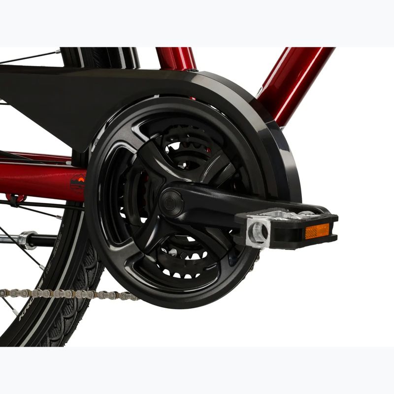 Vyriškas žygio dviratis KROSS Trans 4.0 ruby/black/gloss 9