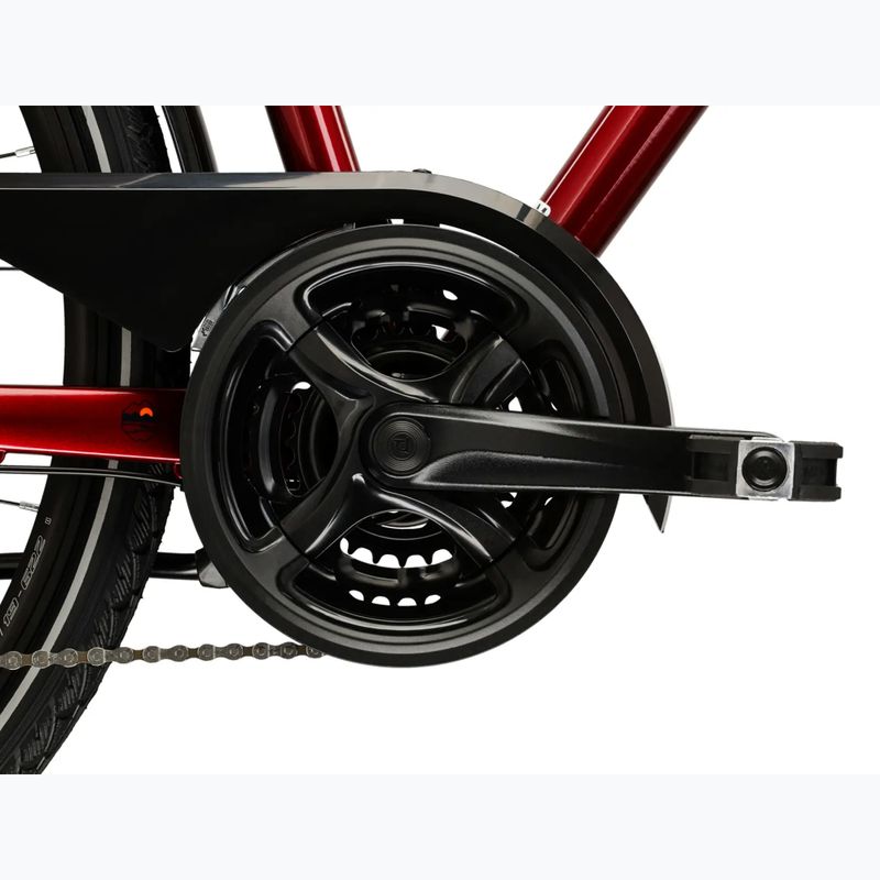 Vyriškas žygio dviratis KROSS Trans 4.0 ruby/black/gloss 10