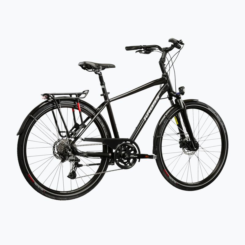 Vyriškas žygio dviratis KROSS Trans 7.0 black/silver/gloss 3