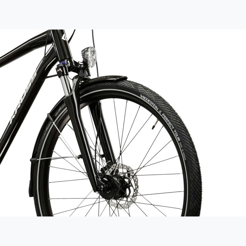 Vyriškas žygio dviratis KROSS Trans 7.0 black/silver/gloss 5