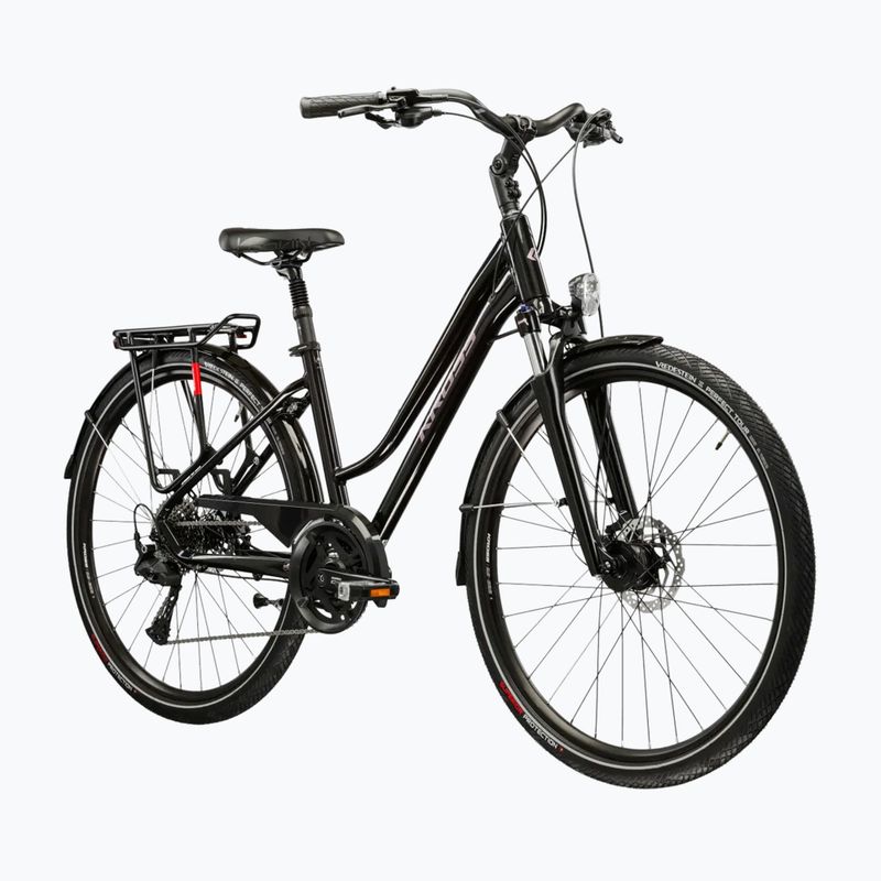 Moteriškas žygio dviratis KROSS Trans 7.0 In black/pink/gloss 2
