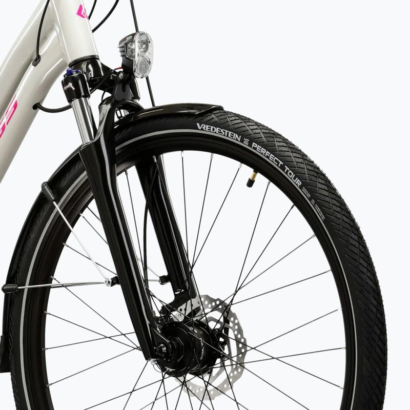 Moteriškas žygio dviratis KROSS Trans 5.0 In grey/pink/gloss 5
