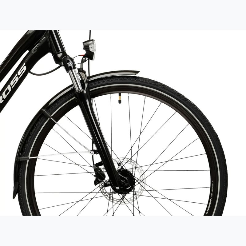 Moteriškas žygio dviratis KROSS Trans 4.0 In black/silver/gloss 6