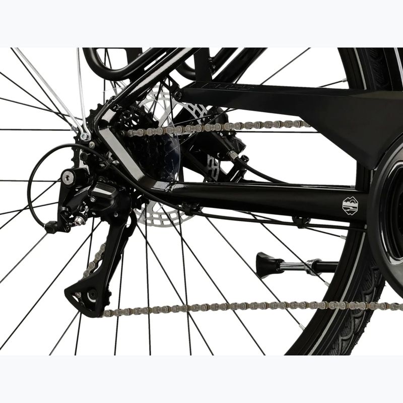 Moteriškas žygio dviratis KROSS Trans 4.0 In black/silver/gloss 8