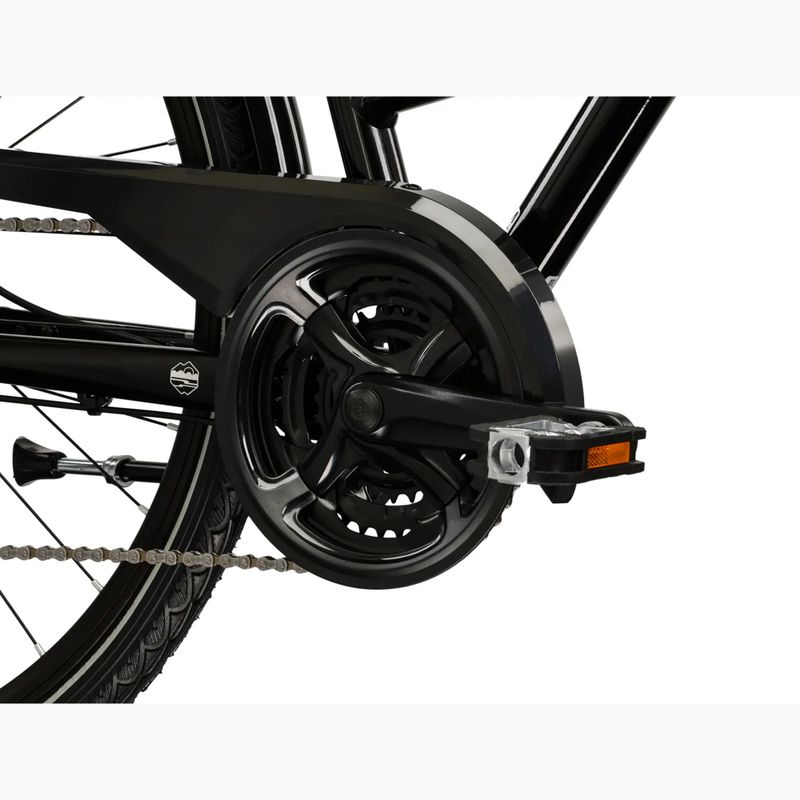Moteriškas žygio dviratis KROSS Trans 4.0 In black/silver/gloss 9