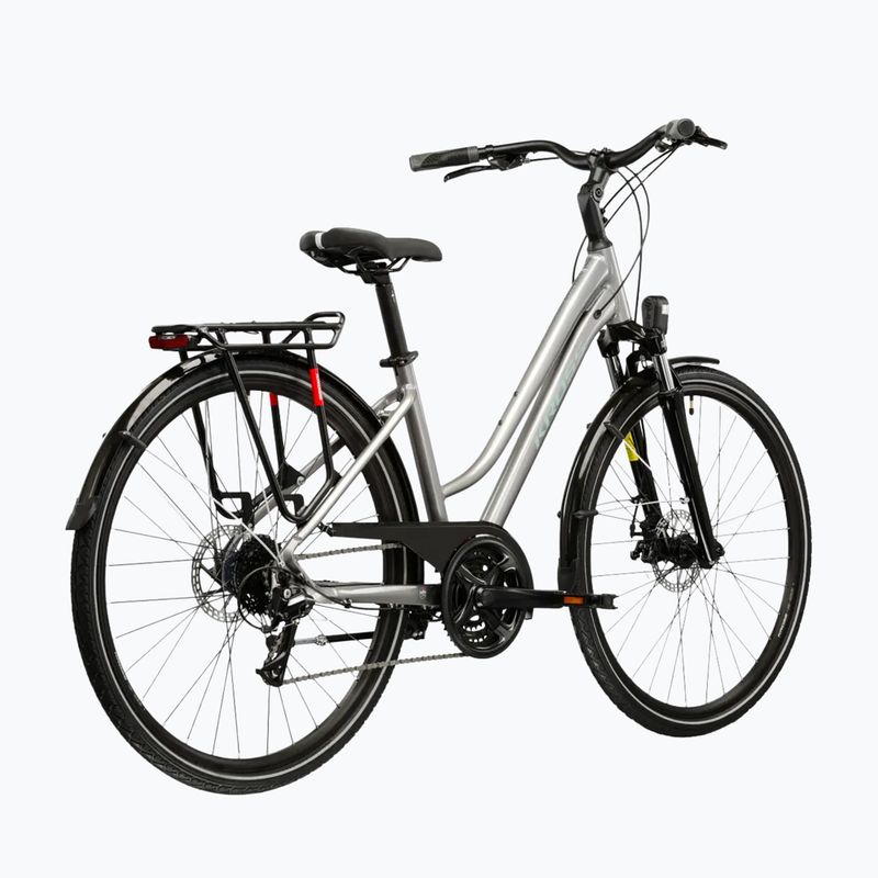 Moteriškas žygio dviratis KROSS Trans 3.0 In silver/gray/gloss 3