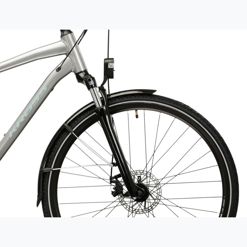 Vyriškas žygio dviratis KROSS Trans 3.0 silver/blue/gloss 6