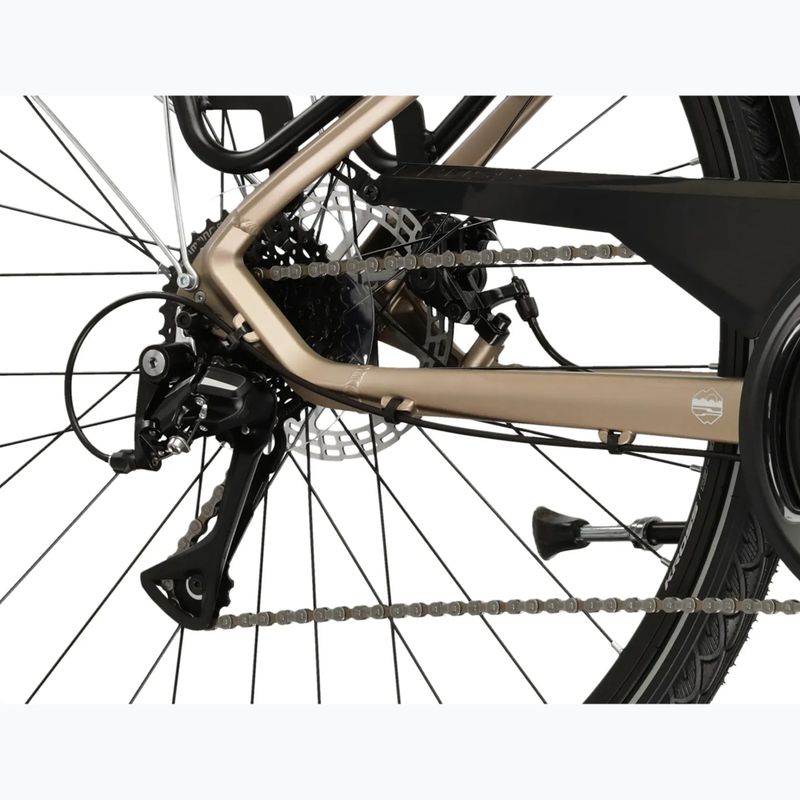 Moteriškas žygio dviratis KROSS Trans 3.0 In brown/silver/matte 8