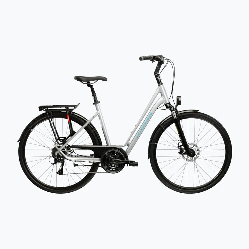 Miesto dviratis KROSS Sentio 3.0 silver/steel/gloss