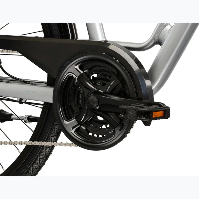 Miesto dviratis KROSS Sentio 3.0 silver/steel/gloss 8
