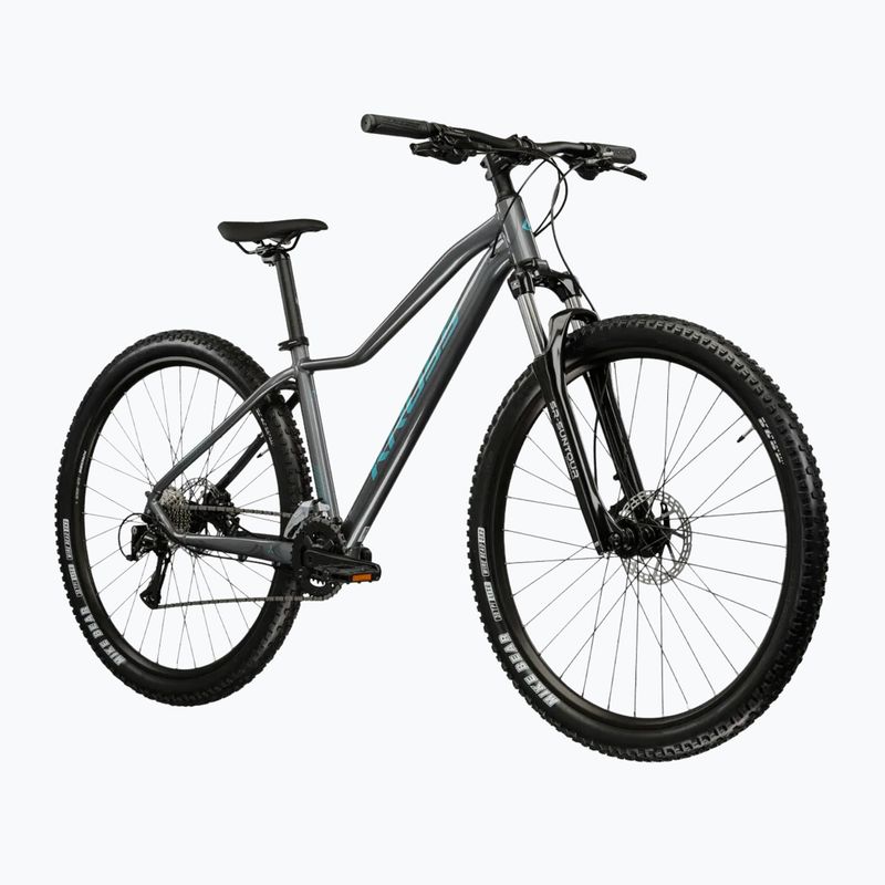 Moteriškas kalnų dviratis KROSS Lea 4.0 In 27.5 grey/turquoise/gloss 2