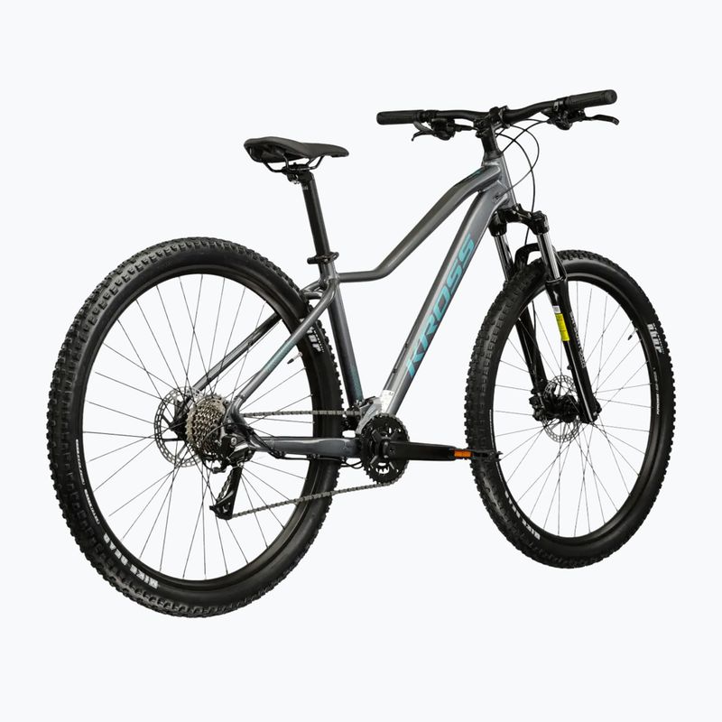 Moteriškas kalnų dviratis KROSS Lea 4.0 In 27.5 grey/turquoise/gloss 3