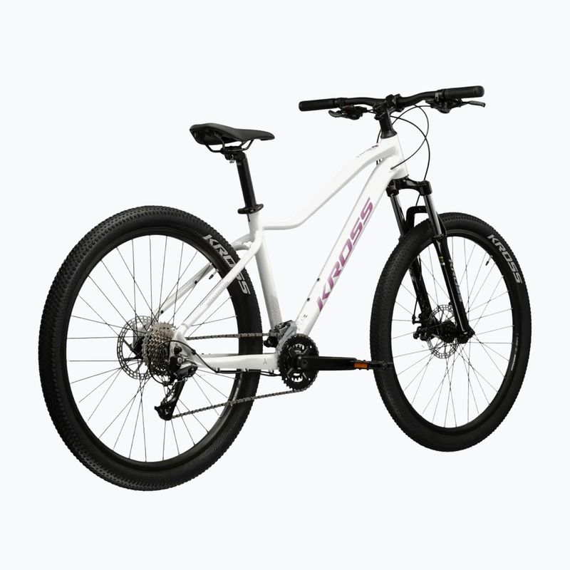 Moteriškas kalnų dviratis KROSS Lea 3.0 in 27.5 white/pink/gloss 3