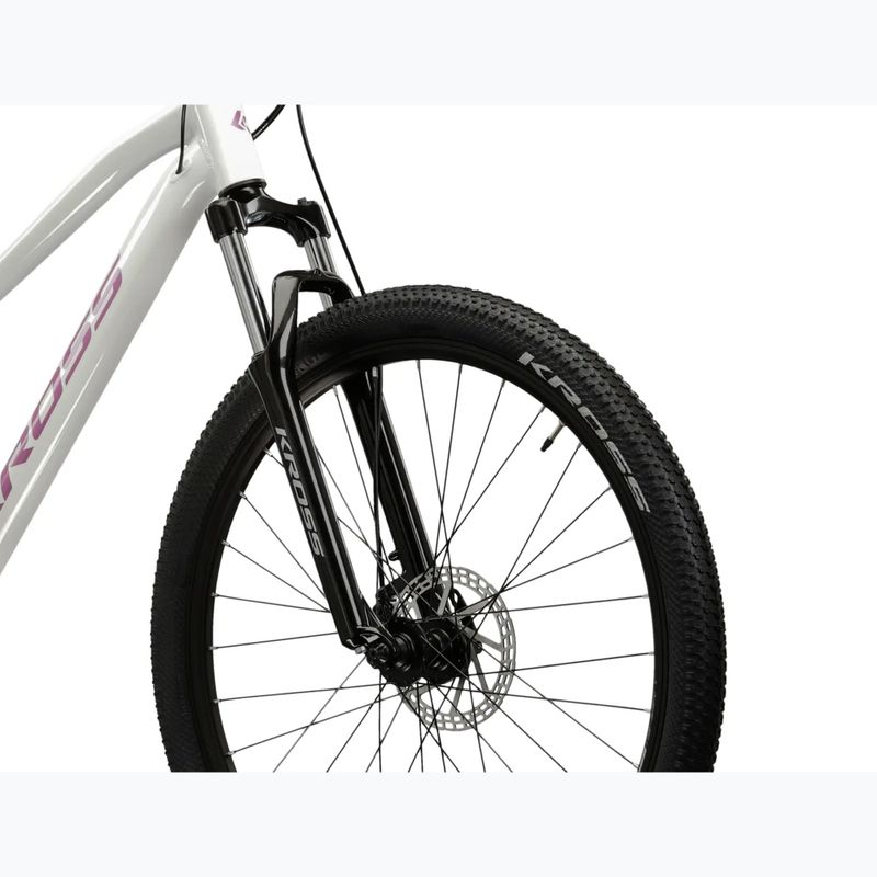 Moteriškas kalnų dviratis KROSS Lea 3.0 in 27.5 white/pink/gloss 5