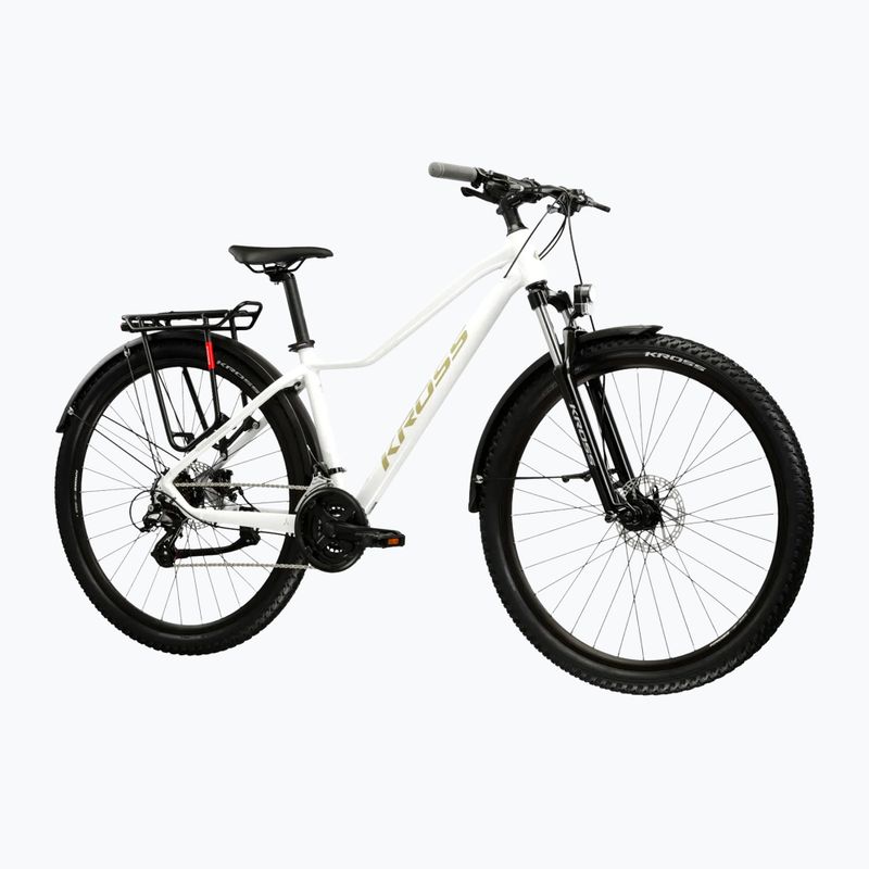 Moteriškas kalnų dviratis KROSS Lea 2.0 Eq W 27.5 white/gold/gloss 2