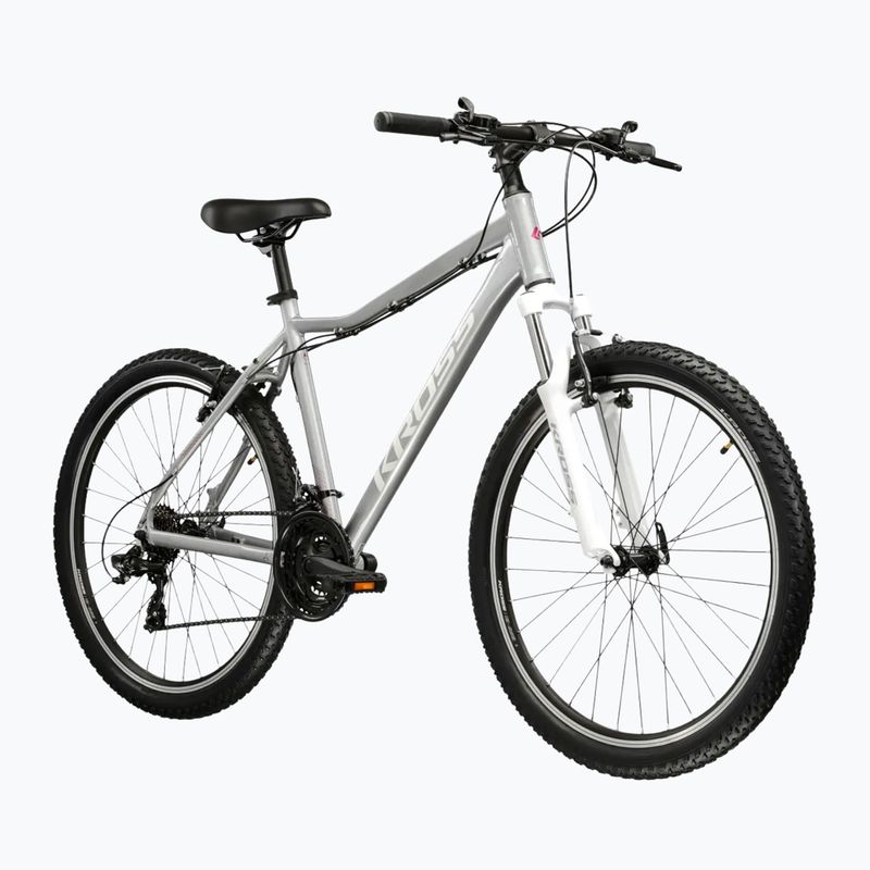 Moteriškas kalnų dviratis KROSS Lea 1.0 silver/white/gloss 2