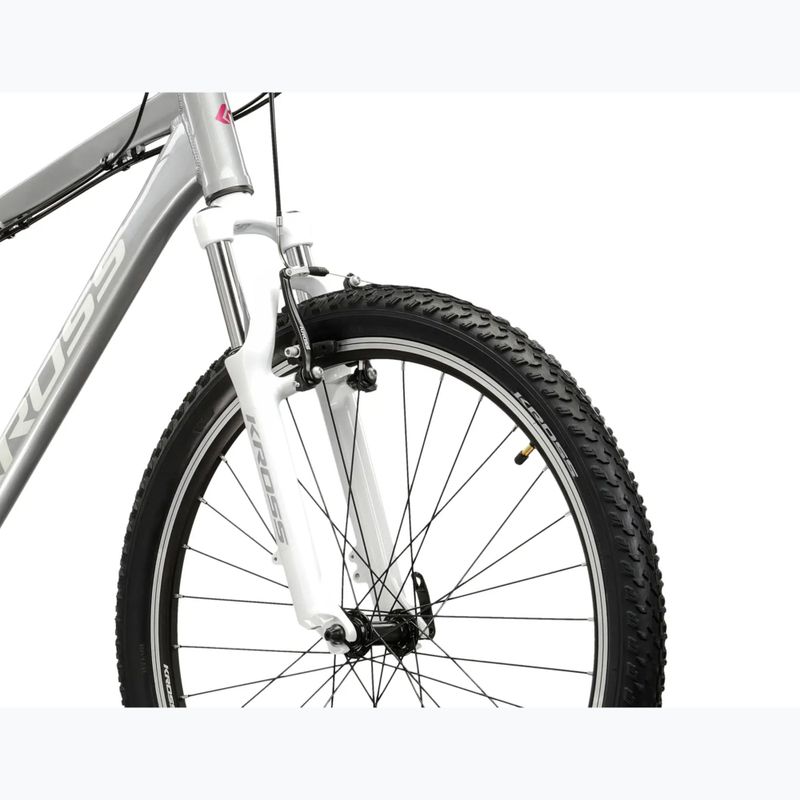 Moteriškas kalnų dviratis KROSS Lea 1.0 silver/white/gloss 5
