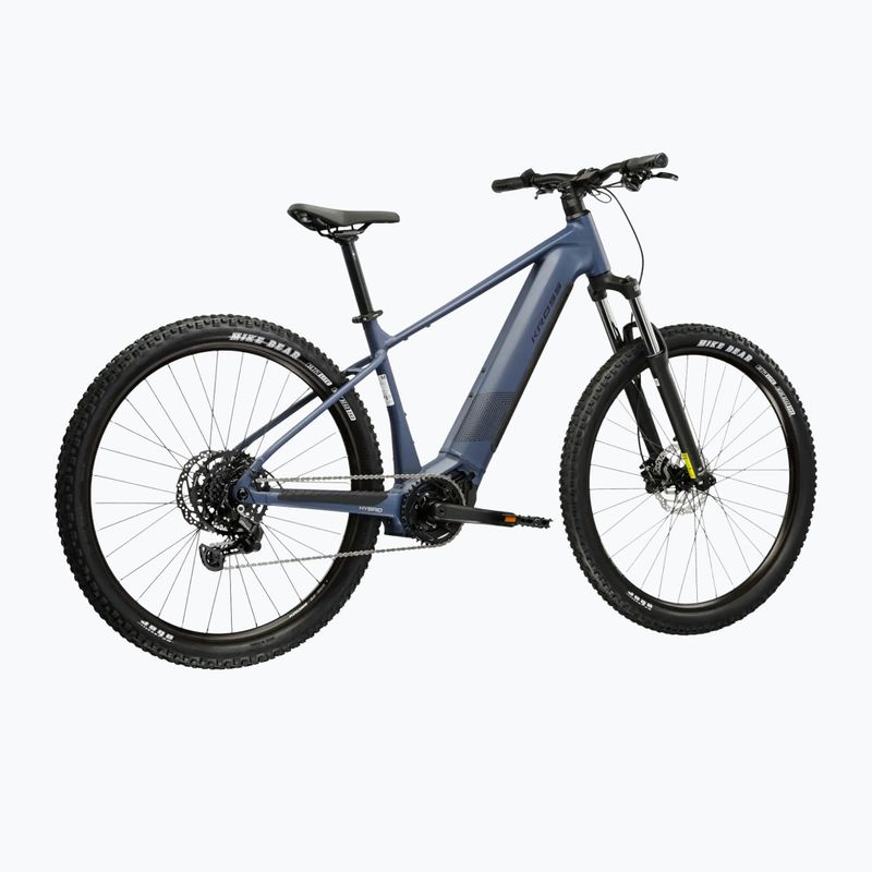 Elektrinis dviratis KROSS Influx Hyb 1.0 720Wh navy blue/black/matte 3