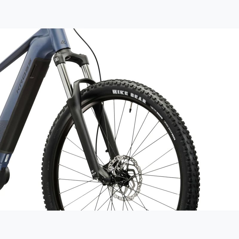 Elektrinis dviratis KROSS Influx Hyb 1.0 720Wh navy blue/black/matte 6