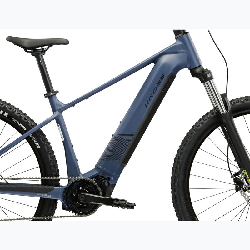 Elektrinis dviratis KROSS Influx Hyb 1.0 720Wh navy blue/black/matte 13