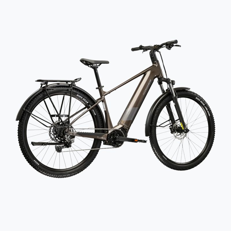 Elektrinis dviratis KROSS Influx Suv Hybrid 1.0 820Wh brown/silver/gloss 3