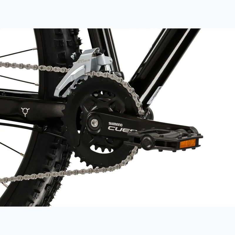 Kalnų dviratis KROSS Hexagon 5.0 27.5" black/silver/gloss 9