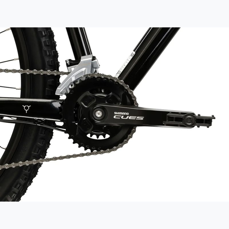 Kalnų dviratis KROSS Hexagon 5.0 27.5" black/silver/gloss 10
