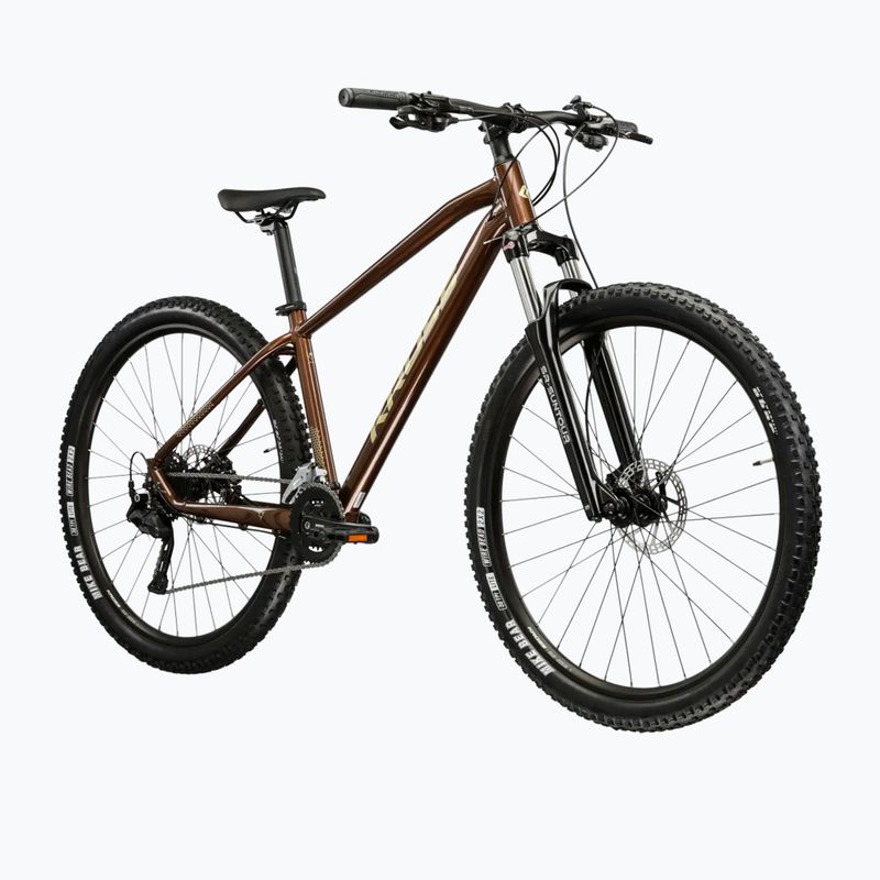 Kalnų dviratis KROSS Hexagon 5.0 27.5" brown/gold/gloss 2