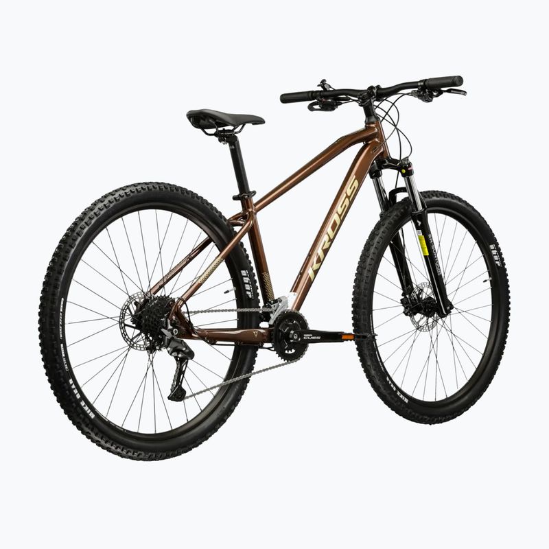 Kalnų dviratis KROSS Hexagon 5.0 27.5" brown/gold/gloss 3