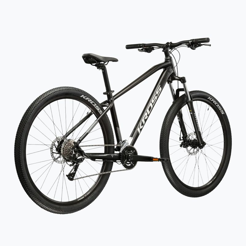 Kalnų dviratis KROSS Hexagon 3.0 29" black/silver/matte 3